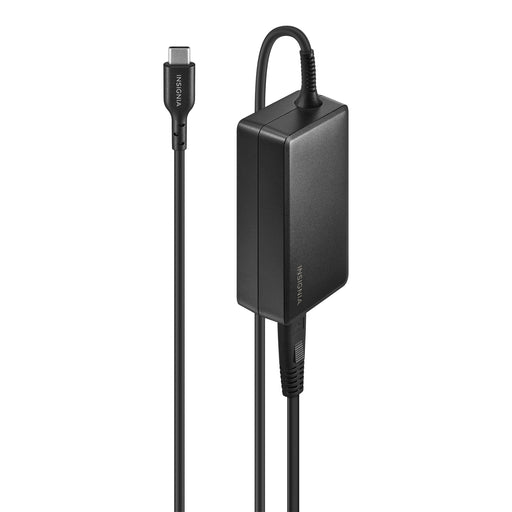 Insignia - 65W 8 ft. Laptop Power Adapter for USB-C Devices - Black