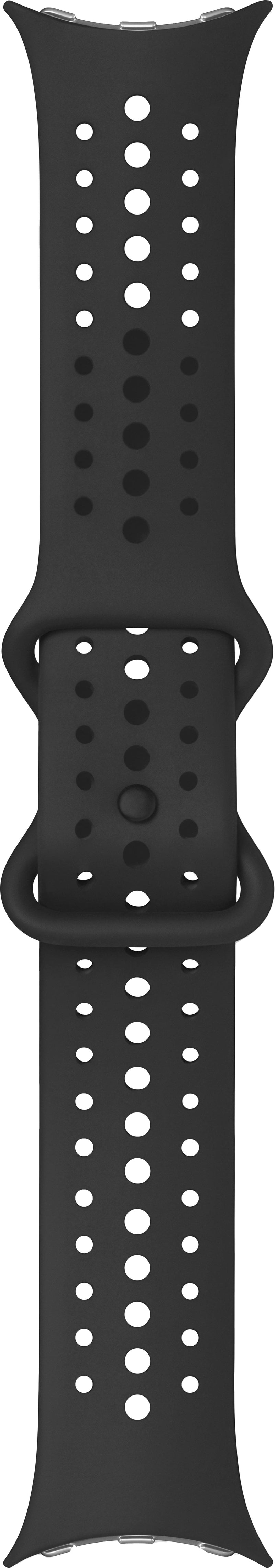 Google - Pixel Watch 3 Active Sport Band - Large - Only Compatible with the 45mm Pixel Watch 3 - Obsidian