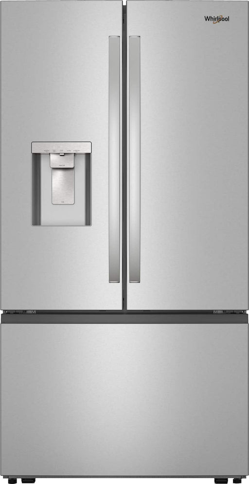 Whirlpool - 36-Inch French Door Refrigerator with In-Door Water and Ice Maker - 30 cu. ft. - Stainless Steel
