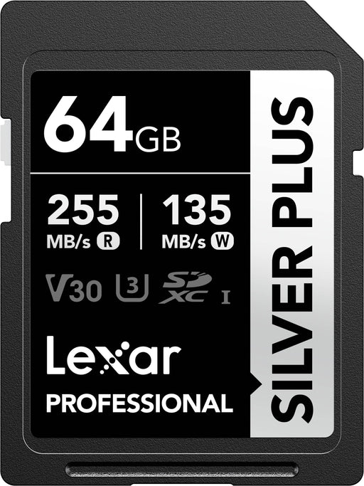 Lexar - Professional SILVER PLUS SDXC V30 64 GB