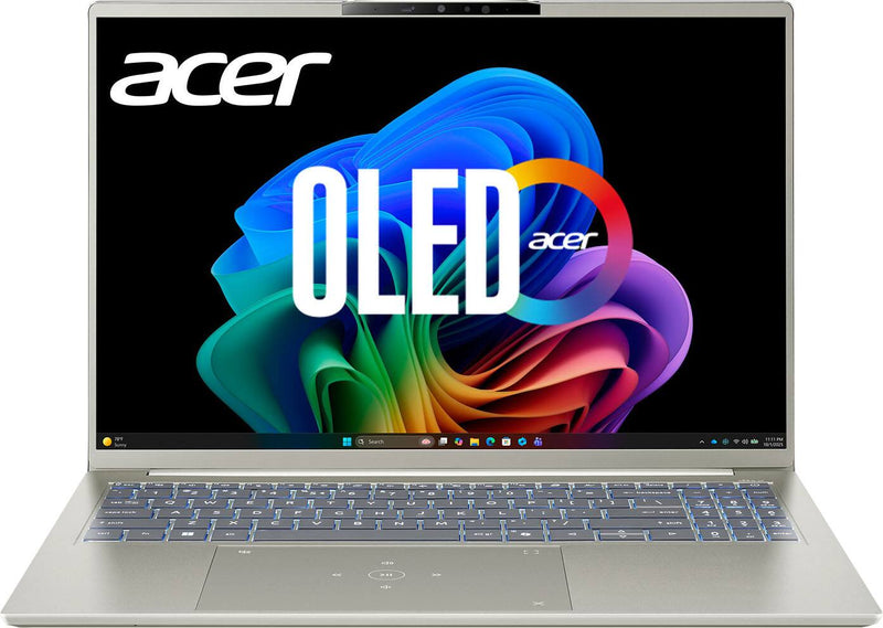 Acer - Swift Go 16 AI  Copilot+ PC  16 2K OLED Touchscreen Laptop  Intel Core Ultra 7 355  32GB Memory  1TB Storage - Vapor Silver
