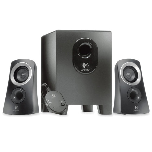 Logitech - Z313 2.1-Channel Speaker System (3-Piece) - Black