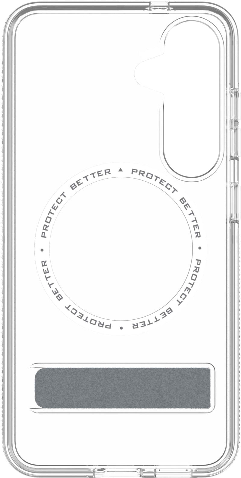 ZAGG - Crystal Palace Snap MagSafe Compatible Case w/ Kickstand for Samsung S25 - Clear