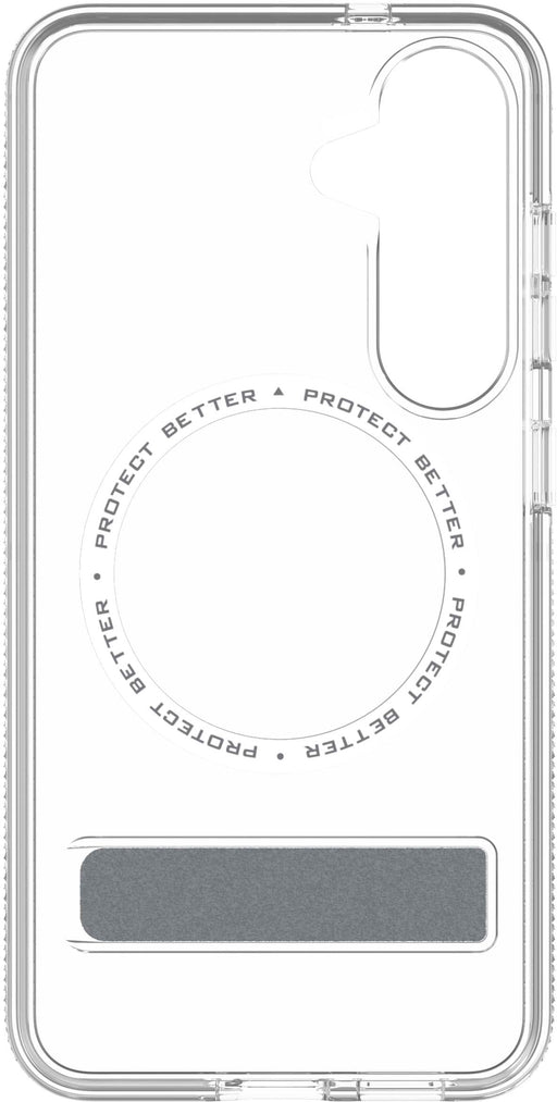 ZAGG - Crystal Palace Snap MagSafe Compatible Case w/ Kickstand for Samsung S25 - Clear