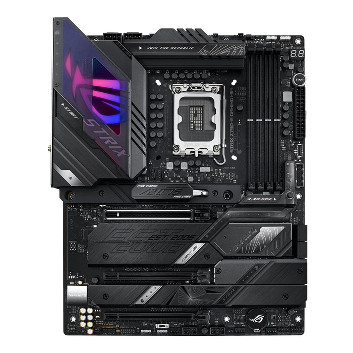 ASUS - ROG STRIX Z790-E GAMING WIFI (Socket LGA 1700) Intel Z790 ATX DDR5 Wi-Fi 6E Motherboard - Black