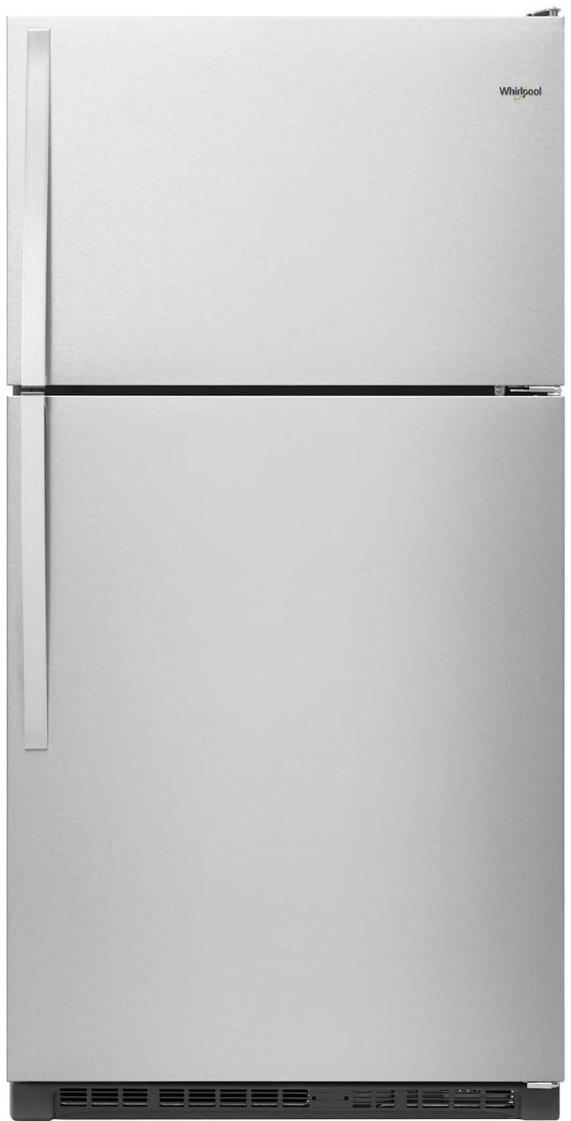 Whirlpool - 20.5 Cu. Ft. Top-Freezer Refrigerator Stainless Steel