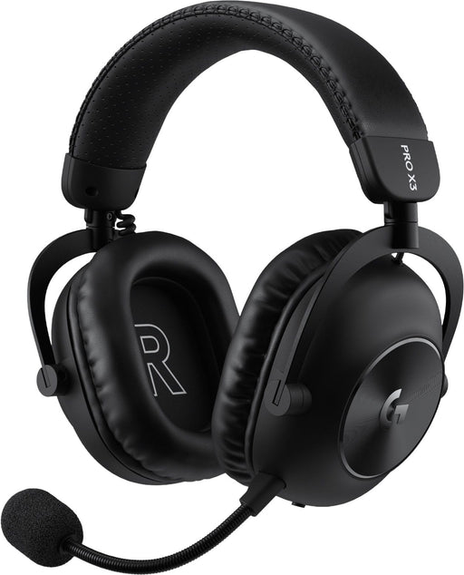 Logitech - G PRO X3 LIGHTSPEED Wireless Gaming Headset with Bluetooth/USB/3.5 mm Aux for PC PS5 PS4 - Black