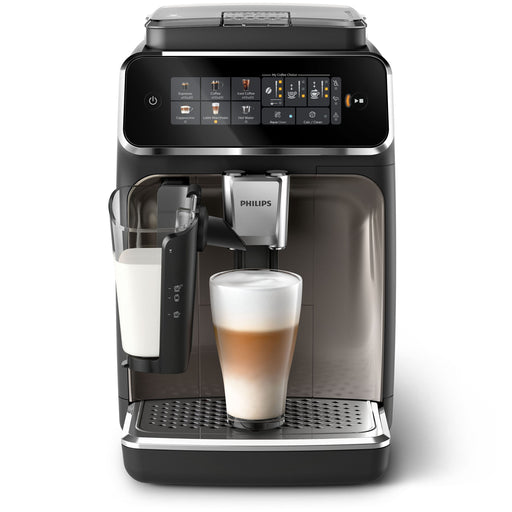 Philips 3300 Fully Automatic Espresso Machine with LatteGo Milk Frother - Silver