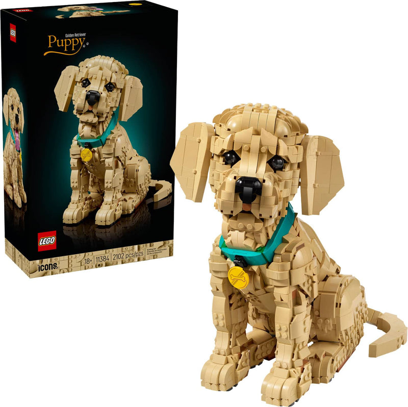 LEGO - Icons Golden Retriever Puppy - Building Set 11384