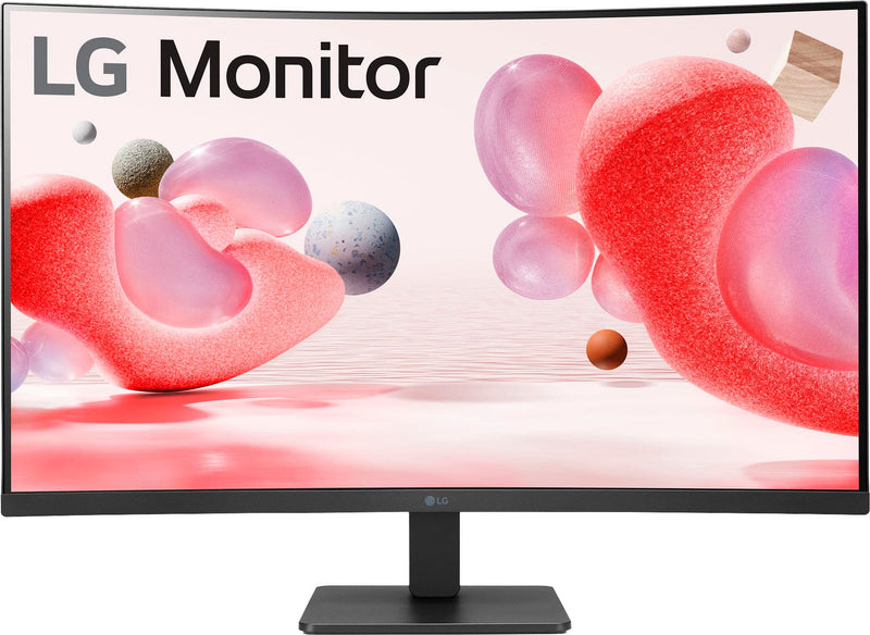 LG - 32" VA Curved FHD 100Hz AMD FreeSync Monitor (HDMI) - Black