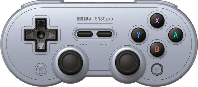 8BitDo - SN30 Pro Wireless Controller for Switch Windows macOS Android and Steam Deck with Hall Effect Joysticks - Gray