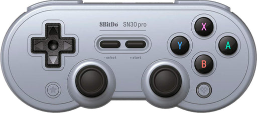 8BitDo - SN30 Pro Wireless Controller for Switch Windows macOS Android and Steam Deck with Hall Effect Joysticks - Gray