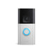 Ring - Battery Doorbell Plus Smart Wifi Video Doorbell  Battery Operated with Head-to-Toe View - Satin Nickel