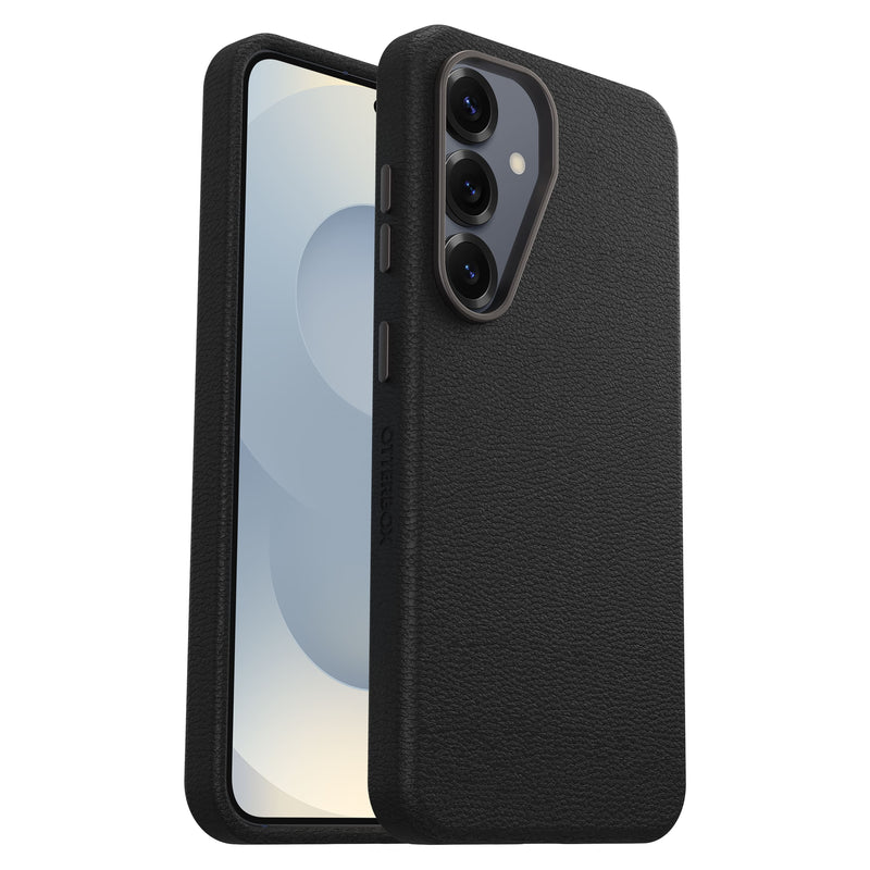 OtterBox - Symmetry Cactus Leather Series Hard Shell for Samsung Galaxy S25 - Black