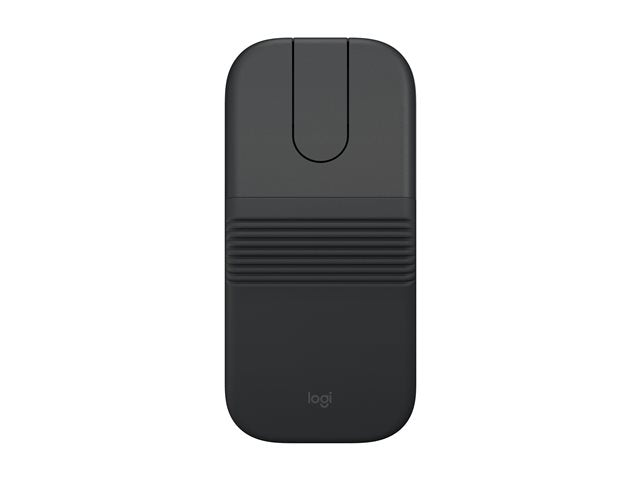 Logitech - Mobi Fold Ultra-Portable Travel Bluetooth Mouse with Touch Scroll and Quiet Clicks - Wireless - Graphite