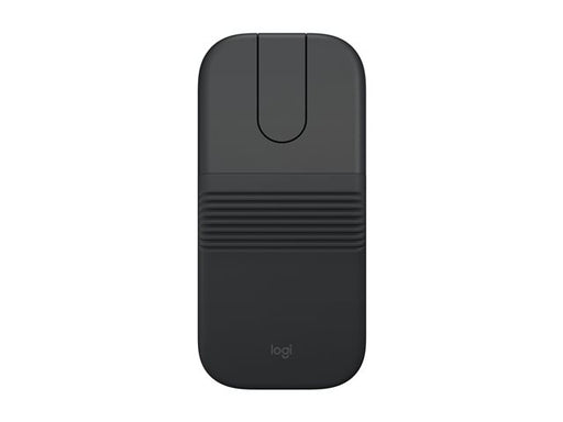 Logitech - Mobi Fold Ultra-Portable Travel Bluetooth Mouse with Touch Scroll and Quiet Clicks - Wireless - Graphite