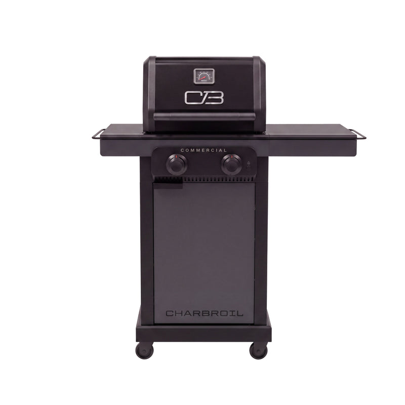 Charbroil Commercial Series Grill and Griddle Combo Grey/Black 2 -Burner Infrared Natural gas/Liquid propane