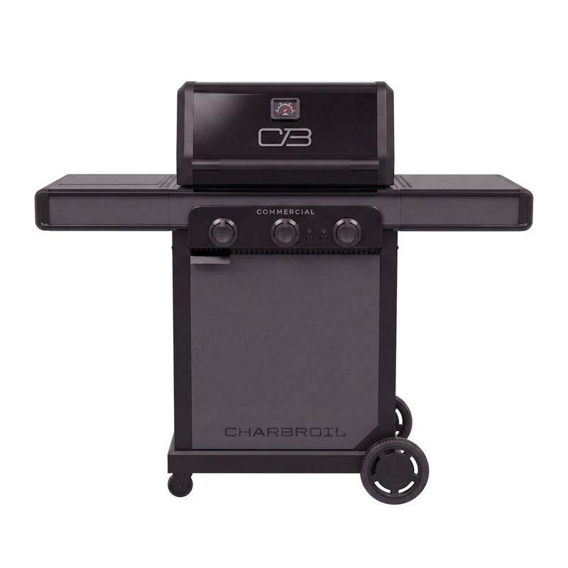 Charbroil Commercial Series Grill and Griddle Combo Grey/Black 3 -Burner Infrared Natural gas/Liquid propane