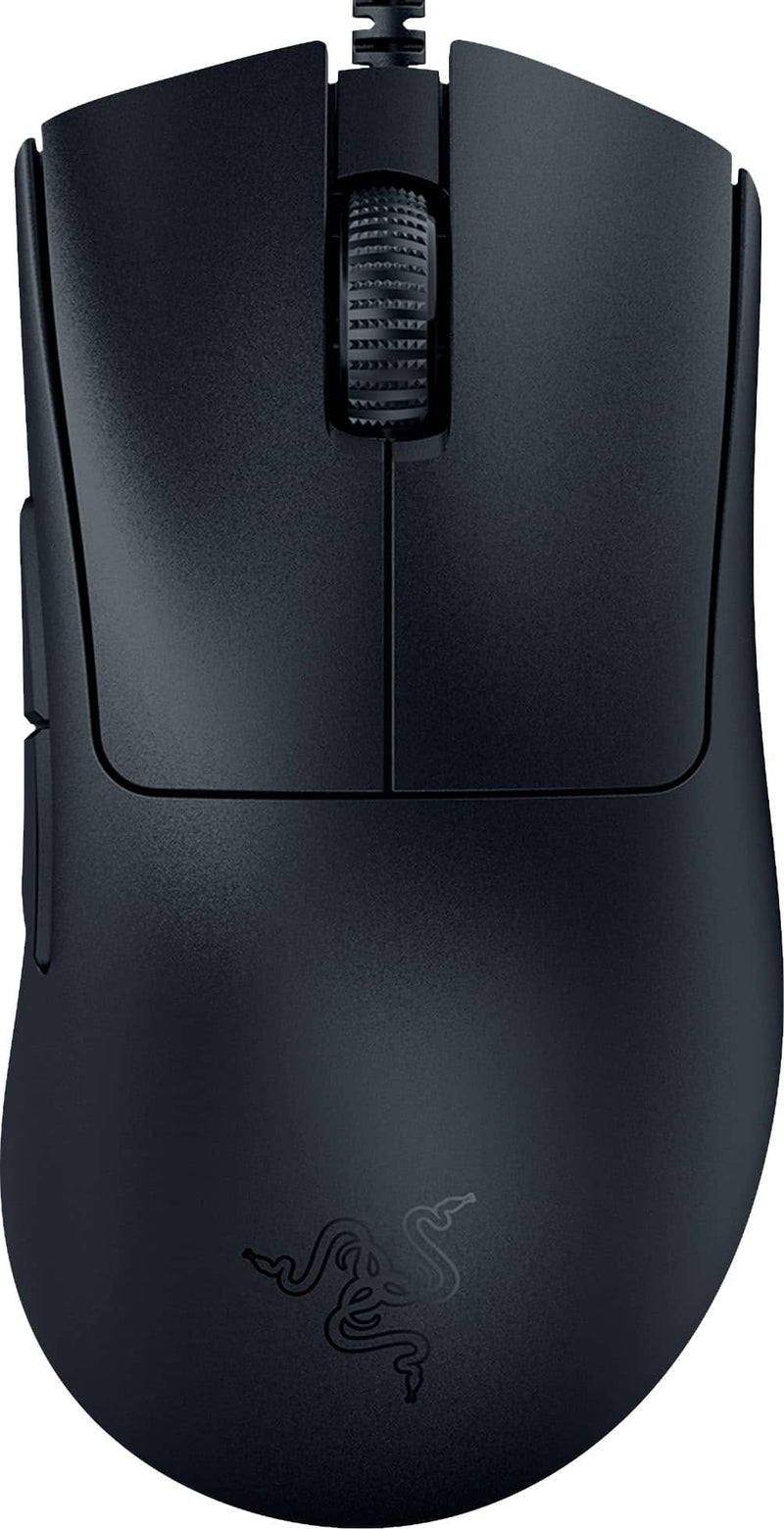 Razer - DeathAdder V3 Lightweight Optical Gaming Mouse with 8K Hz HyperPolling Technology - Wired - Black