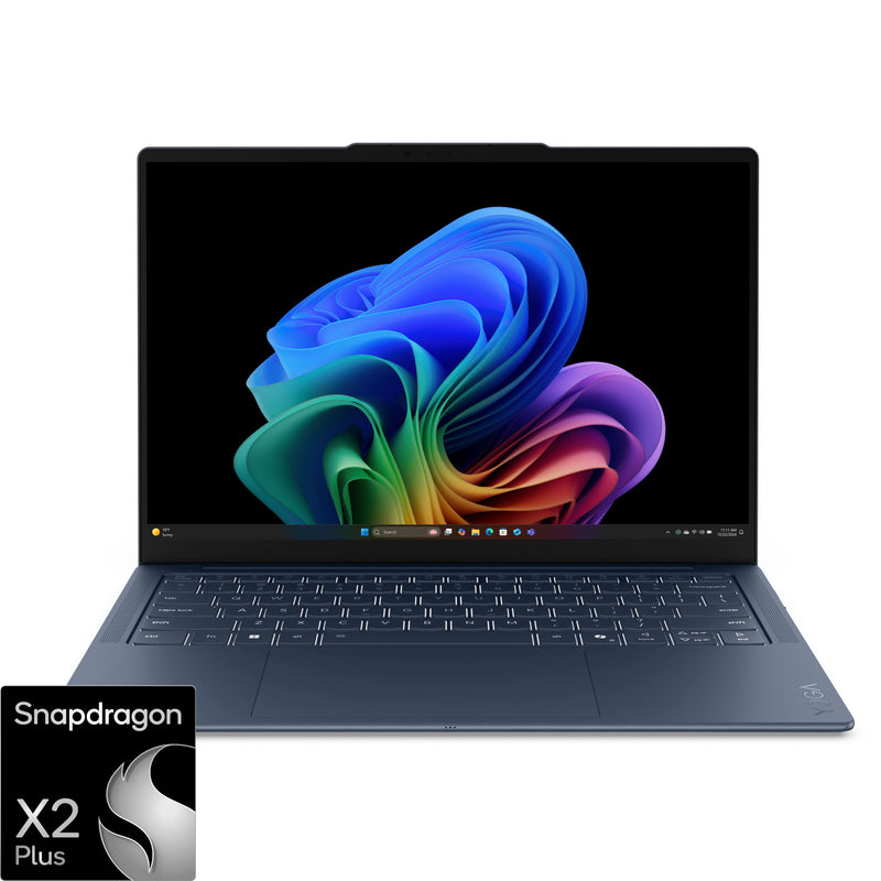 Lenovo - Yoga Slim 7x- Copilot+ PC - 14" 2K OLED Touchscreen Laptop- Snapdragon X2 Plus X2P-42-100 2026 - 16GB Memory- 512GB SSD - Cosmic Blue