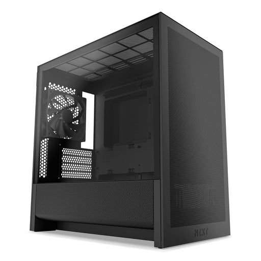 NZXT - H3 Flow Micro-ATX High-Airflow PC Case - Black