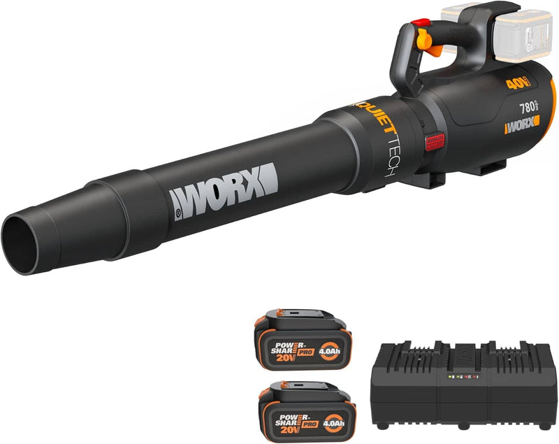 WORX - WG582 40V 780CFM 190MPH Blower - Black