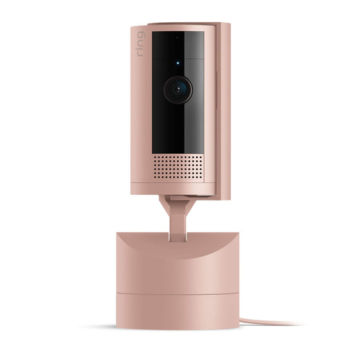 Ring - Pan-Tilt Indoor Security Cam with 360 Horizontal Pan Coverage Live View  Two-Way Talk and HD Video - Blush