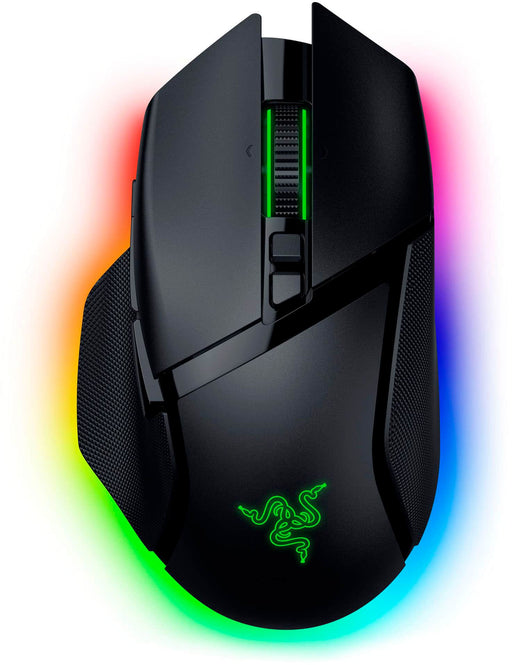 Razer - Basilisk V3 Pro Optical Gaming Mouse with HyperScroll Tilt Wheel - Wireless - Black