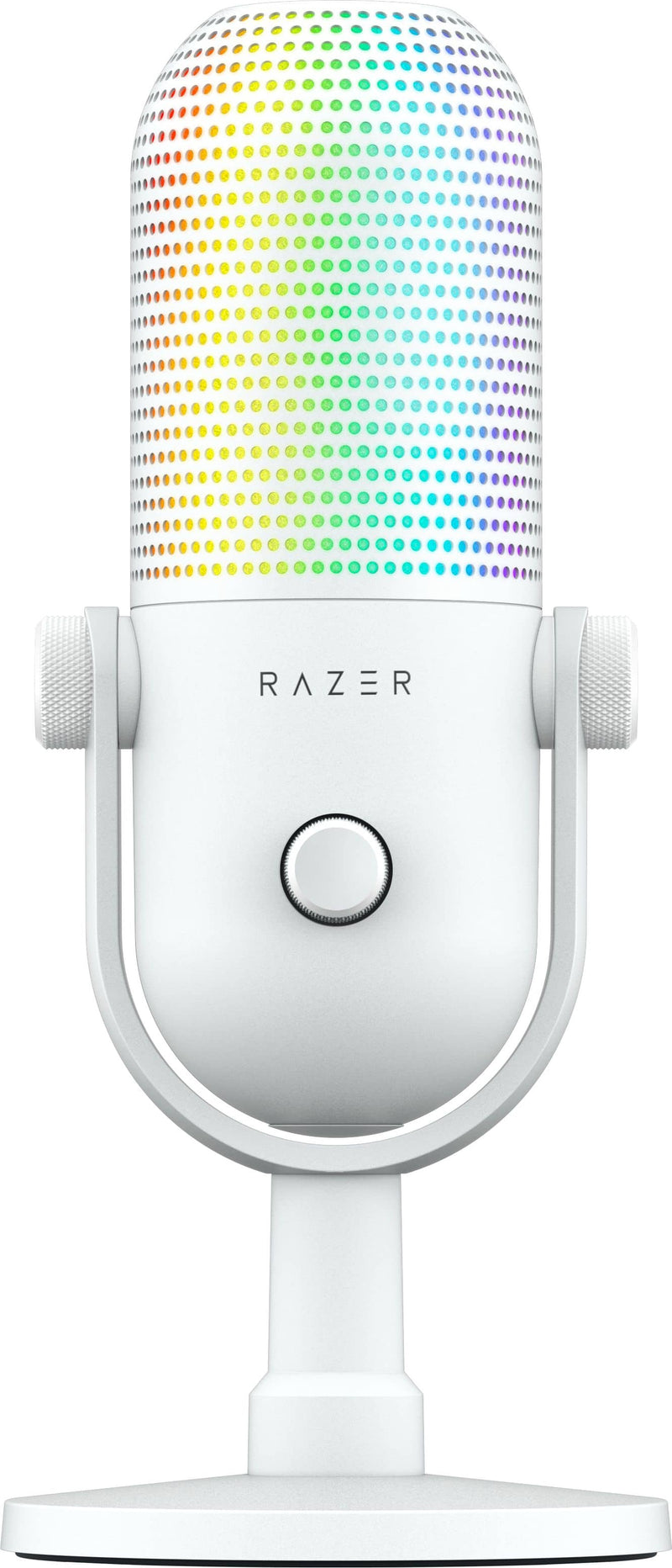 Razer - Seiren V3 Chroma Condenser USB Microphone - White
