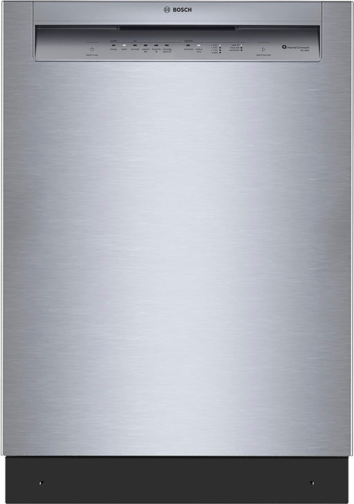 Bosch - 300 Series 24" Front Control Smart Built-In Tub Dishwasher with 3rd Rack and PrecisionWash 48 dBA - Stainless Steel
