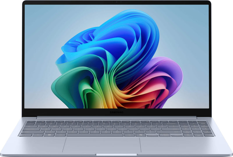 Samsung - Galaxy Book4 Edge - Copilot+ PC - 15.6" LED Laptop - Snapdragon X- 16GB Memory- 512 GB Storage - Sapphire Blue