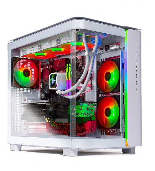 Skytech Gaming - KING95 Gaming Desktop PC - AMD Ryzen 7 9700X - 16GB Memory - NVIDIA GeForce RTX 5060 Ti 16GB - 1TB NVMe SSD - White