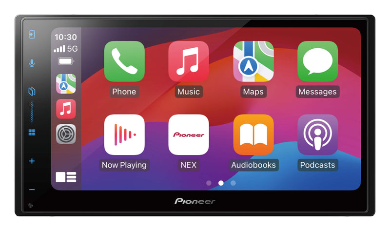 Pioneer - 6.8"  Wireless Android Auto and Apple CarPlay Bluetooth Digital Media (DM) Receiver - Black