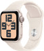 Apple Watch SE 2nd Generation (GPS) 40mm Aluminum Case with Starlight Sport Band - M/L - Starlight