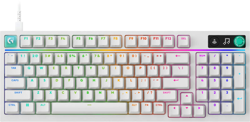 Logitech G G316 X 98 - keyboard - QWERTY - US - white Input Device