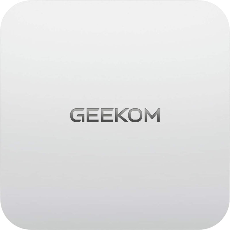 GEEKOM - Mini PC A8 Max With AMD Ryzen 7 8745HS 16GB DDR5 1TB SSD Dual LAN Radeon 780M Mini PC Windows 11 Pro/USB4/8K - Silver