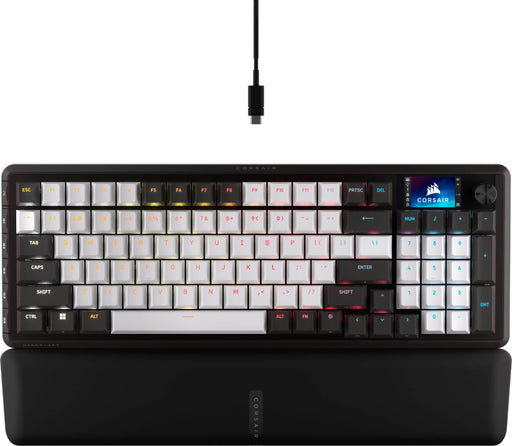 CORSAIR - VANGUARD 96 RGB Wired MLX Quantum Linear Mechanical Switch 96 Gaming Keyboard with FlashTap SOCD - Dual Tone