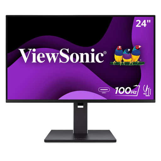 ViewSonic - VG2452 24 IPS FHD Ergonomic Monitor (USB Hub HDMI DisplayPort) - Black