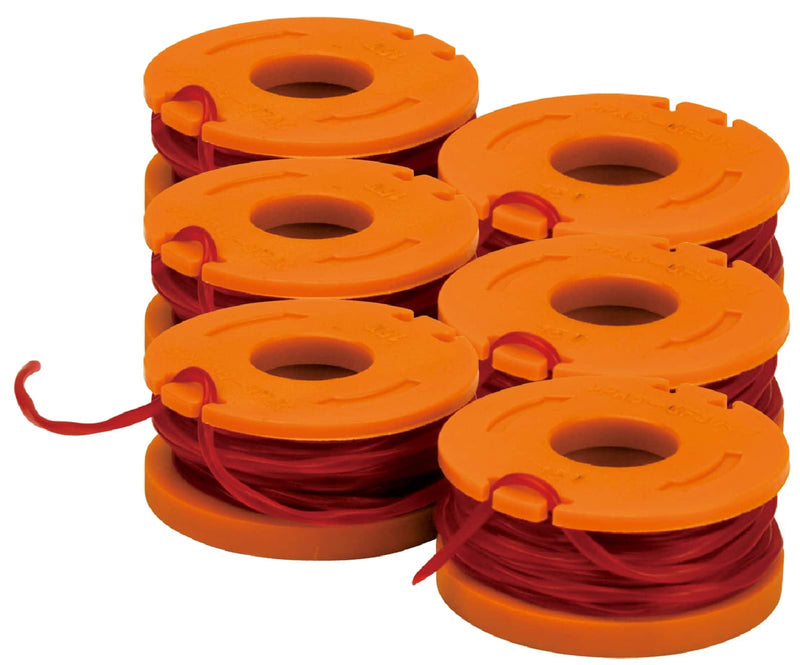 WORX - 6 Replacement Trimmer Line for Select Cordless String Trimmers - Orange
