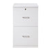 OSP Home Furnishings - Alpine 2-Drawer Vertical File with Lockdowel Fastening System - White