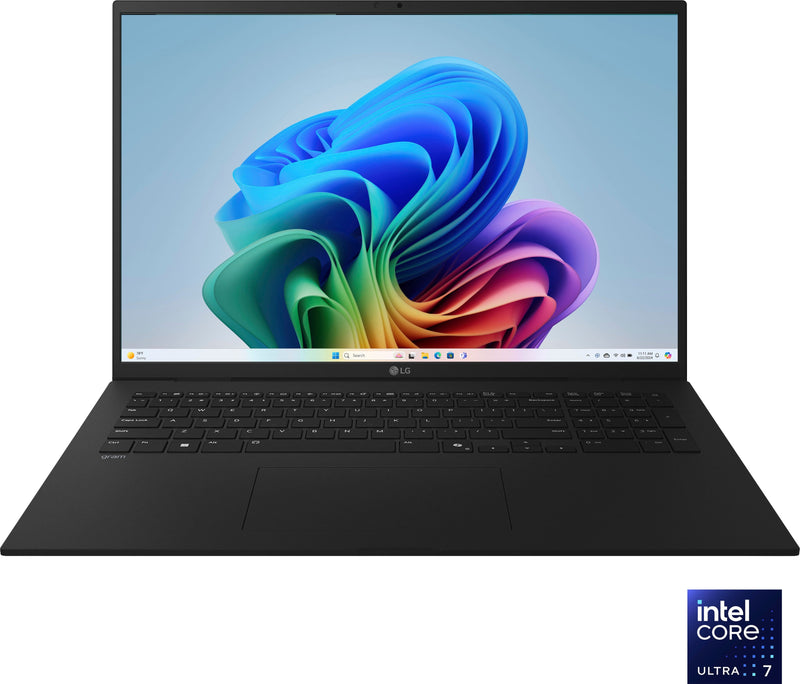 LG - gram 17" Touch Screen Laptop - Copilot+ PC - Intel Core Ultra 7 Series 2 with 32GB Memory - 1TB SSD - Obsidian Black
