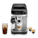 De'Longhi - Magnifica Evo Espresso Machine with Automatic Milk Frother for Hot and Iced Lattes Coffee and More - Silver