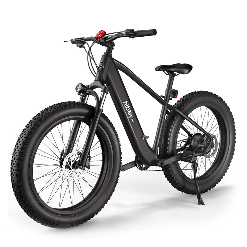 HiBoy - P6 Electric Bike w/ 62 mi Max Operating Range  28 mph Max Speed - Black