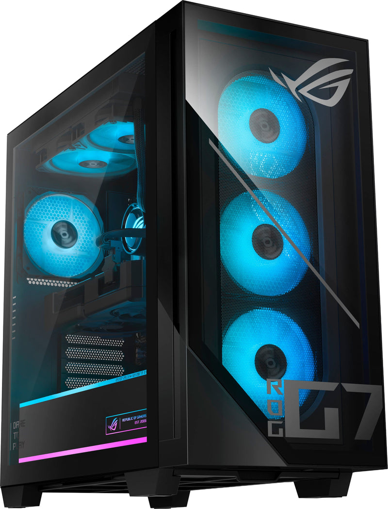 ASUS - ROG GM700 Gaming Desktop - AMD Ryzen 7 9800X3D - 32GB Memory - NVIDIA GeForce RTX 5070Ti 16GB - 2TB SSD - Black