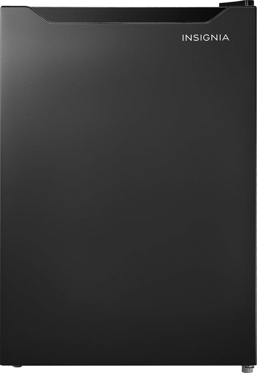 Insignia - 2.7 Cu. Ft. Mini Fridge with Door Storage  - Black