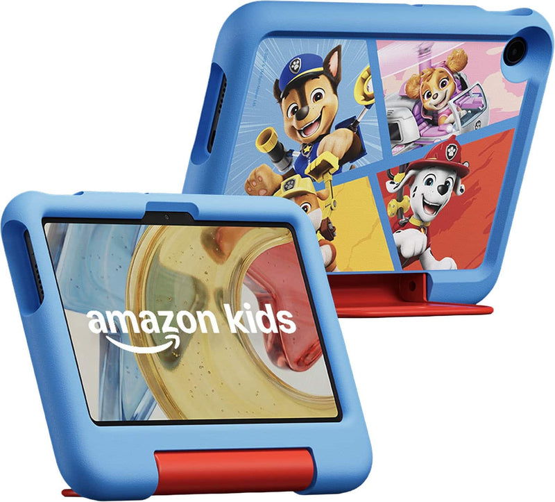 Amazon - Kids Tablet 8 (all-new) ages 3+ 8.7" display includes 1-year Kids+ content subscription parental controls - PAW Patrol