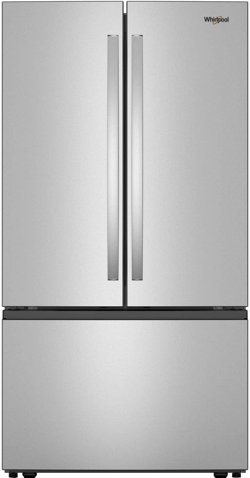 Whirlpool - 36-Inch French Door Refrigerator with Ice Maker - 31 cu. ft. - Fingerprint Resistant Stainless  Finish