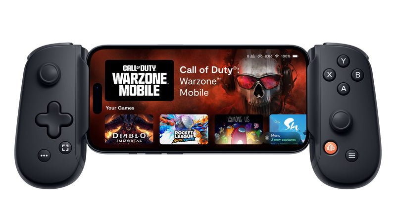 Backbone - One (USB-C) - Mobile Gaming Controller for iPhone 15/16/17 Series and Android - 2nd Generation - Black
