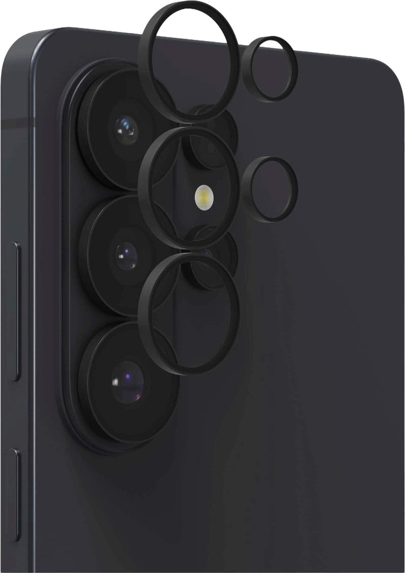 ZAGG - InvisibleShield Glass Elite Anti-Reflective Lens Protector for Samsung Galaxy S26 Ultra - Black