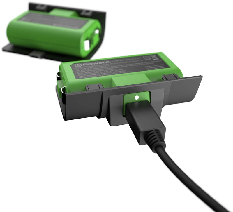 PowerA - Play  Charge Kit for Xbox Series XS and Xbox One - Green USB-C